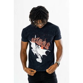 CID Batman T-Shirt Rock Acid Wash (L)