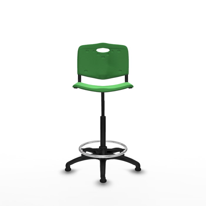 PIQUERAS Y CRESPO Tabouret Robledo Pivotant Vert PIQUERAS Y CRESPO Tabouret Robledo Pivotant Vert