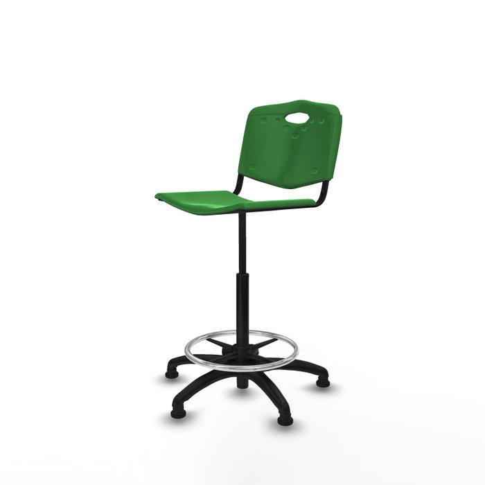 PIQUERAS Y CRESPO Tabouret Robledo Pivotant Vert PIQUERAS Y CRESPO Tabouret Robledo Pivotant Vert