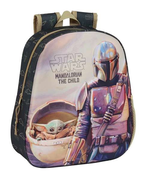 Safta Sac à dos 3D The Mandalorian, dimensions 27 x 33 x 10 cm