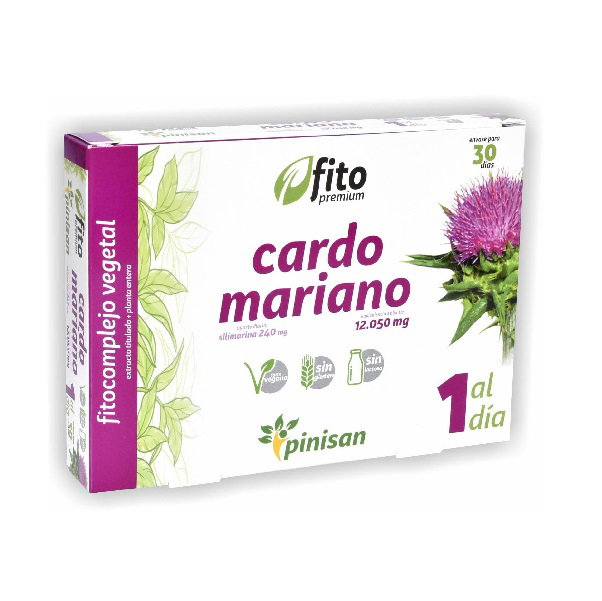 PINISAN FITO PREMIUM Cardo mariano 30 capsules PINISAN FITO PREMIUM Cardo mariano 30 capsules