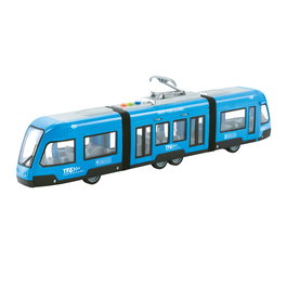 Tachan Tramway électrique avec son et lumière Héros de la Ville 1:16, son anglais, français, allemand, italien, portugais, espagnol, fonctionne avec 3 piles AG13
