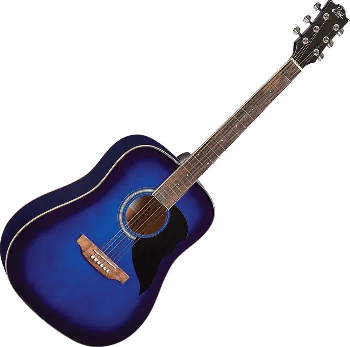 EKO Guitare Électroacoustique Folk Dreadnought Ranger 6 - Azul Sunburst - Cutaway - Taille 4/4