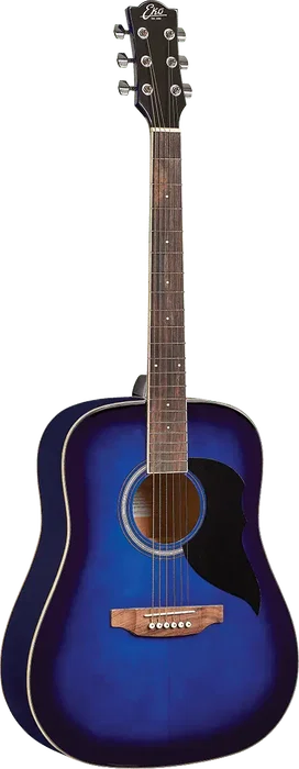 EKO Guitare Électroacoustique Folk Dreadnought Ranger 6 - Azul Sunburst - Cutaway - Taille 4/4