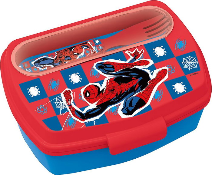 Licensing Sandwichère Amusante Avec Couverts Spiderman CZ11272 Licensing Sandwichère Amusante Avec Couverts Spiderman CZ11272