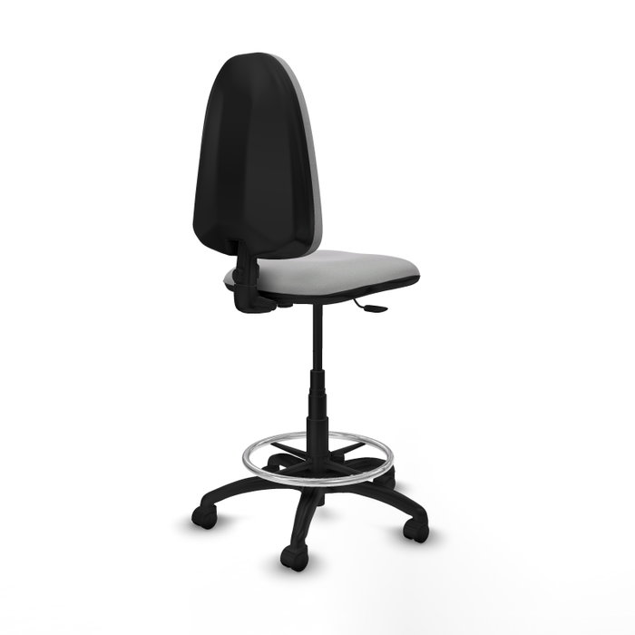 PIQUERAS Y CRESPO Tabouret de bureau Gris clair