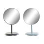 Miroir mural DKD Home Decor Métal Gris foncé Gris clair 2 Unités (17 x 17 x 27,7 cm)