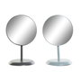 Miroir mural DKD Home Decor Métal Gris foncé Gris clair 2 Unités (17 x 17 x 27,7 cm)