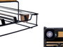 Kinvara Porte-capsules Métal Bambou 32 capsules Nespresso 21x7x31 cm (Set de 6)