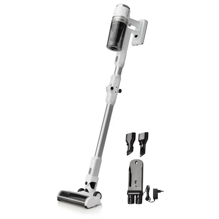 Hisense HVC6264W - Aspirateur balai sans fil avec Tube Flex et Éclairage LED Hisense HVC6264W - Aspirateur balai sans fil avec Tube Flex et Éclairage LED