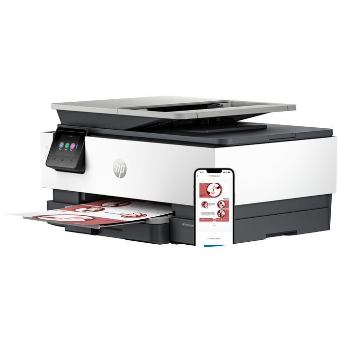 Hewlett Packard Enterprise Officejet Pro 8132E Imprimante Multifonction Couleur, Impression Copie Scan Fax, Chargeur Automatique, Écran Tactile, Compatible HP+