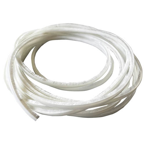 Burcasa Joint à franges pour fenêtre adhésif 7x6mm blanc