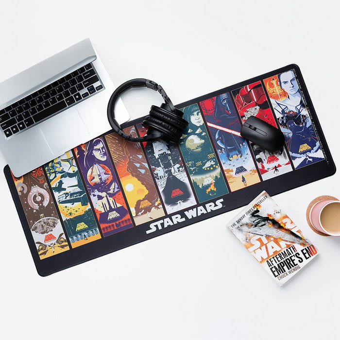 PALADONE Tapis de souris de bureau gaming Star Wars - Dimensions : 30 x 80 cm