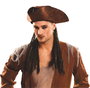 My Other Me - Sombrero Pirata avec Tresses pour Déguisement 58 cm