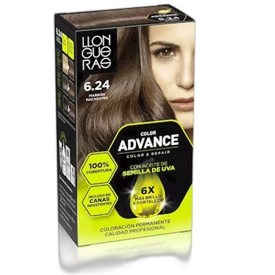 Llongueras COLOR ADVANCE 6,24-marrón macadamia, Coloration Permanente