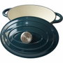 Baumalu Cocotte Ovale 30 cm Bleu vert