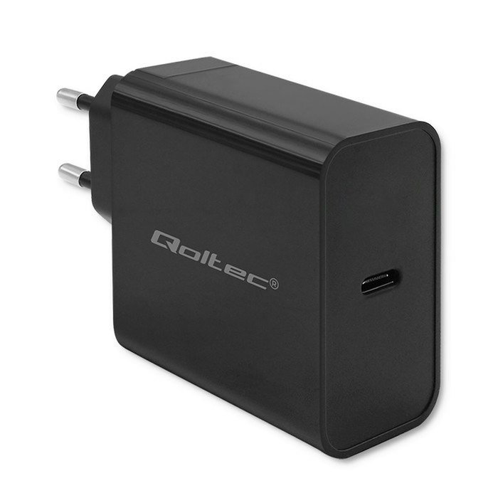 Chargeur mural Qoltec 52379 Noir 65 W (1 Unités)
