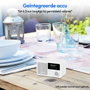 Medion Radio numérique DAB+/FM et Bluetooth, Écran TFT 1.47 pouces - Blanc