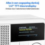 Medion Radio numérique DAB+/FM et Bluetooth, Écran TFT 1.47 pouces - Blanc