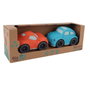 Tachan Pack de 2 Voitures Eco en Paille de Blé - Modèles McLaren et Beetle - Jouet Écologique et Sûr pour Enfant dès 18 Mois