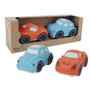 Tachan Pack de 2 Voitures Eco en Paille de Blé - Modèles McLaren et Beetle - Jouet Écologique et Sûr pour Enfant dès 18 Mois