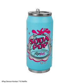 Cinereplicas Thermos Soda Pop 400ml KPop Demon Hunters - Lotte isotherme réutilisable avec design métallisé