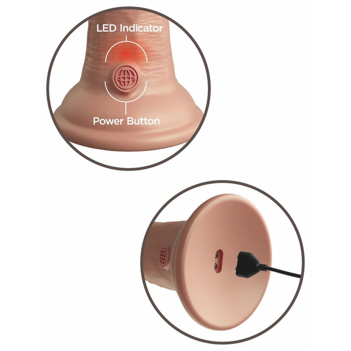 Gode réaliste Pipedream - King Cock Silicone (15 cm)