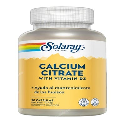 SOLARAY Citrate de Calcium avec Vitamine D3 SOLARAY Citrate de Calcium avec Vitamine D3