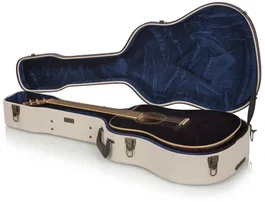 Gator Journeyman Étui en bois Deluxe pour guitare acoustique Dreadnought - Canvas