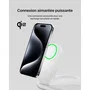 Belkin Socle de Recharge Qi2 3-en-1 Blanc pour iPhone, AirPods et Apple Watch