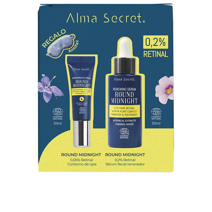 Alma Secret Coffret rond Minuit 3 pièces Sérum Rétinal Pur Multi-encapsulé Alma Secret Coffret rond Minuit 3 pièces Sérum Rétinal Pur Multi-encapsulé