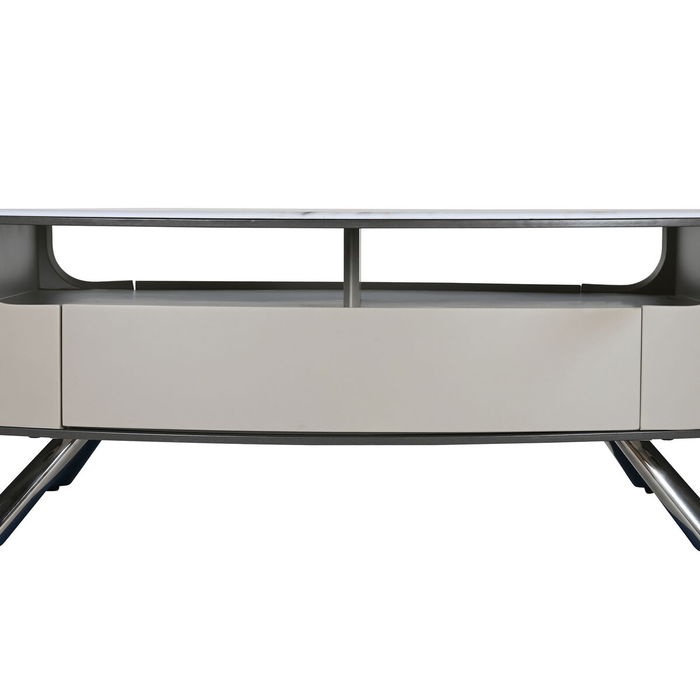 Table Basse Home ESPRIT Blanc Beige 140 x 75 x 40 cm