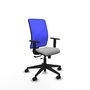 PIQUERAS Y CRESPO Chaise Motilla Synchrone/Traslack Gris clair et Bleu