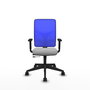 PIQUERAS Y CRESPO Chaise Motilla Synchrone/Traslack Gris clair et Bleu
