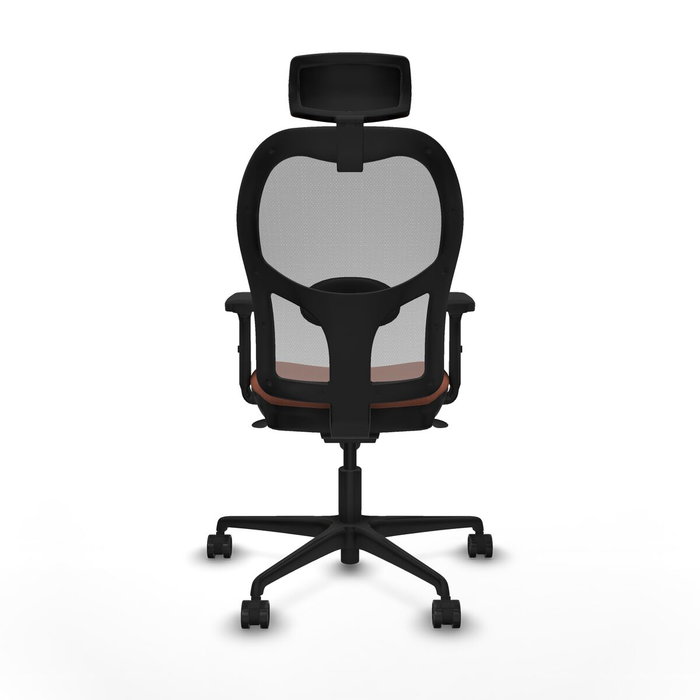 Piqueras y Crespo Chaise de Bureau avec Appui-tête Jorquera 2D036N2 Marron Gris Piqueras y Crespo Chaise de Bureau avec Appui-tête Jorquera 2D036N2 Marron Gris