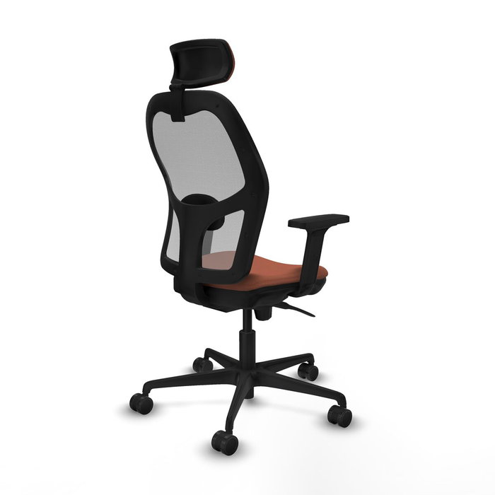 Piqueras y Crespo Chaise de Bureau avec Appui-tête Jorquera 2D036N2 Marron Gris Piqueras y Crespo Chaise de Bureau avec Appui-tête Jorquera 2D036N2 Marron Gris