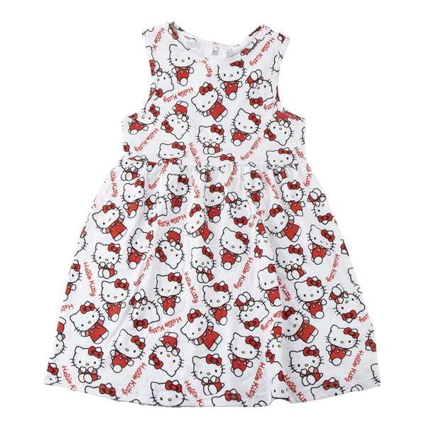 Cerdá Vestido Hello Kitty en Jersey - Robe pour Fille 8 Ans - Modèles Surtis Cerdá Vestido Hello Kitty en Jersey - Robe pour Fille 8 Ans - Modèles Surtis