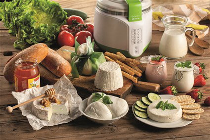 Ariete 615 B-CHEESE - Machine à fromage et à yaourt automatique avec livre de recettes - Pour ricotta, mozzarella, yaourt grec (Végétalien)
