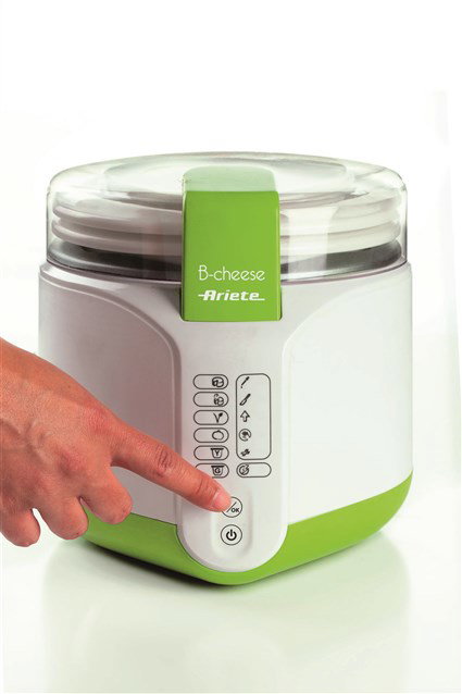 Ariete 615 B-CHEESE - Machine à fromage et à yaourt automatique avec livre de recettes - Pour ricotta, mozzarella, yaourt grec (Végétalien)