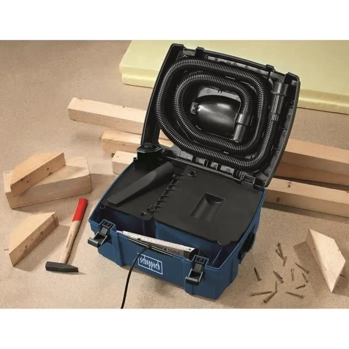 Scheppach HD2P Aspirateur compact de chantier 1250W 5L Scheppach HD2P Aspirateur compact de chantier 1250W 5L