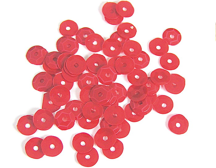 Innspiro Paillettes opaques rouge 7mm Innspiro Paillettes opaques rouge 7mm