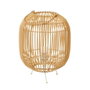 BigBuy Home Lampe de bureau Naturel Métal Rotin