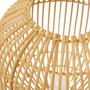 BigBuy Home Lampe de bureau Naturel Métal Rotin