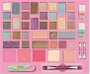 Nice - Coffret de maquillage 'Pink It Selfie' avec anneau lumineux pour selfies - 2 niveaux de luminosité - Rose