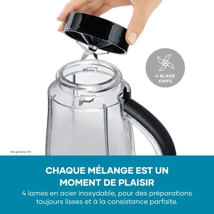 Severin SM 3722 Blender 600 W, 1,5 L, Noir
