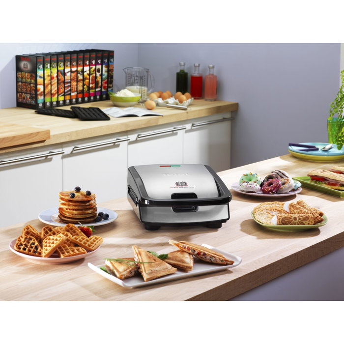 Tefal SW 854 D Snack Collection - Appareil multifonction pour sandwichs et gaufres