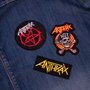 ERIK - Set de 3 patches bande Anthrax en polyester à coudre ou coller - Différents designs