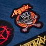 ERIK - Set de 3 patches bande Anthrax en polyester à coudre ou coller - Différents designs