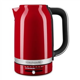 Kitchenaid 5KEK1701 Bouilloire électrique Rouge avec 7 températures réglables (50°C à 100°C) - Grande capacité