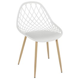 Home Deco Factory Chaise d'extérieur Málaga Blanche